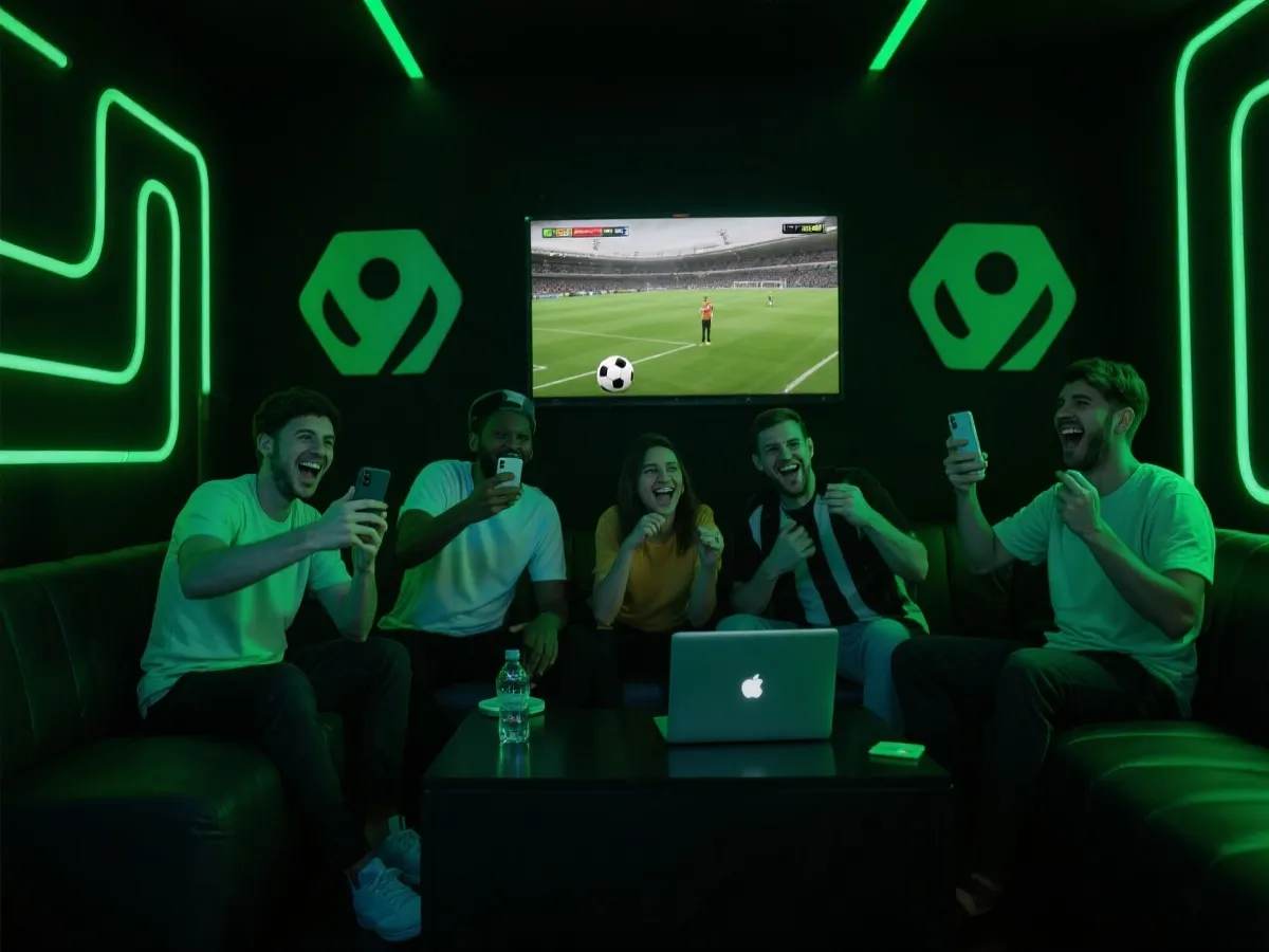 世界盃直播跨裝置觀看示意