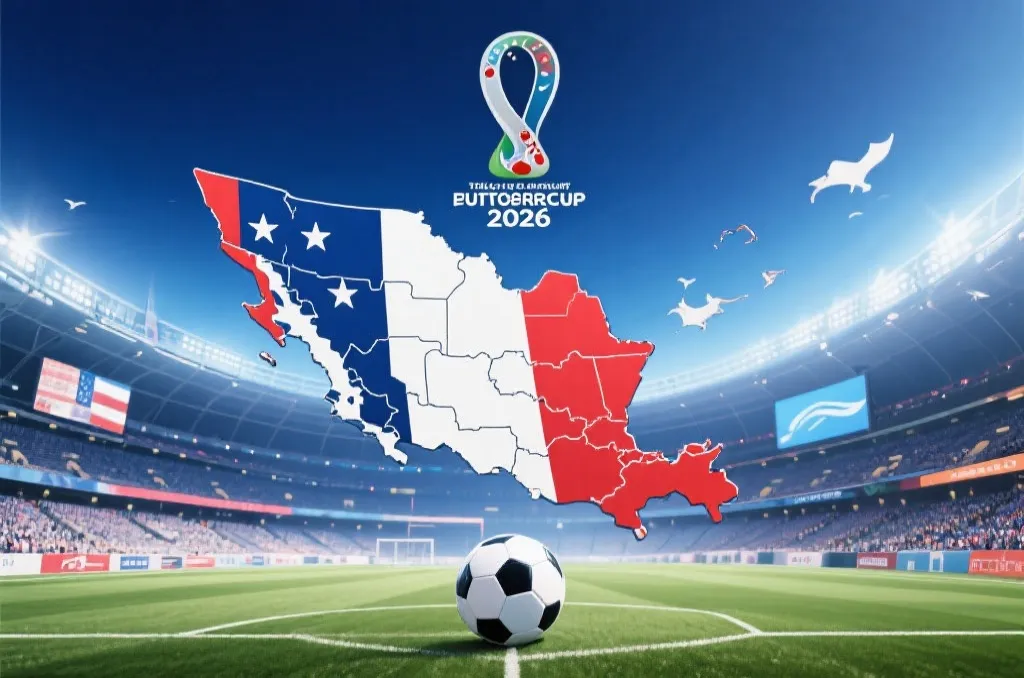 2026年美加墨世界杯概念图